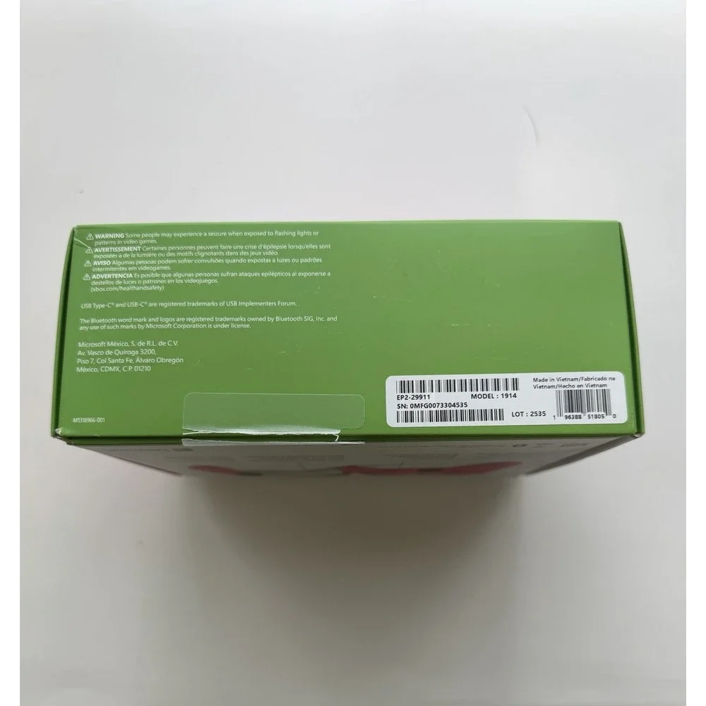 Xbox Wireless Controller Deep Pink EMPTY Box Only